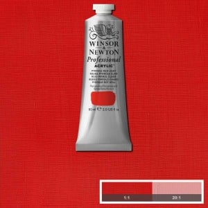 W&N farba akrylowa Professional Pyrrole Red Light