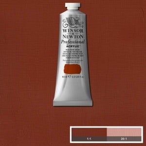 W&N farba akrylowa Professional Red Iron Oxide