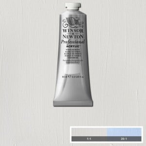 W&N farba akrylowa Professional Titanium White