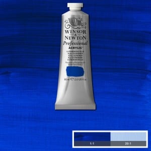 W&N farba akrylowa Professional Ultramarine Blue
