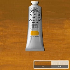 W&N farba akrylowa Professional Yellow Ochre