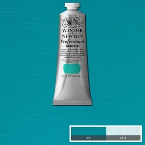 W&N farba akrylowa Professional Cobalt Turquoise Light