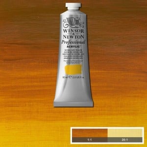 W&N farba akrylowa Professional Nickel Azo Yellow