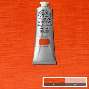 W&N farba akrylowa Professional Pyrrole Orange