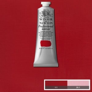 W&N farba akrylowa Professional Cadmium Red Deep