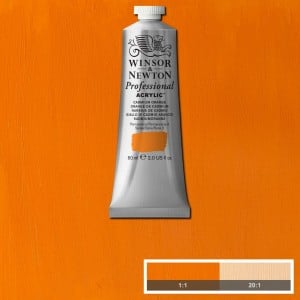 W&N farba akrylowa Professional Cadmium Orange