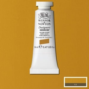 744 Yellow Ochre, gwasz Designers W&N