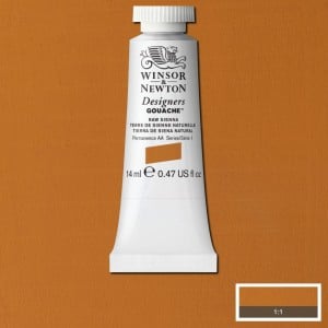 552 Raw Sienna, gwasz Designers W&N