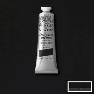 337 Lamp Black, gwasz Designers W&N