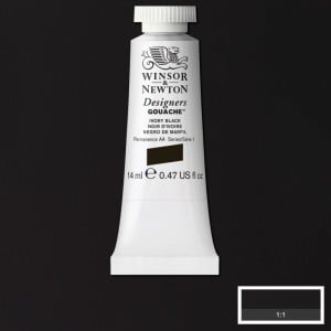 331 Ivory Black, gwasz Designers W&N