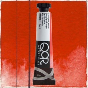 210 Pyrrole Red Medium, akwarela QoR