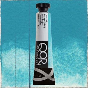 360 Cobalt Teal, akwarela QoR