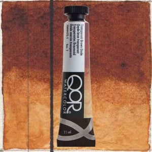 475 Transparent Brown Oxide, akwarela QoR