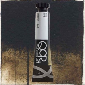 490 Sepia, akwarela QoR