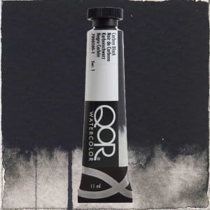 500 Carbon Black, akwarela QoR