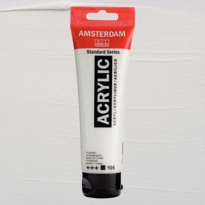 105 Titanium White, farba akrylowa Amsterdam Talens