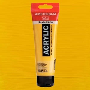 269 Azo Yellow Medium, farba akrylowa Amsterdam Talens