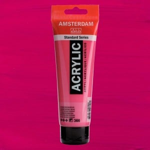 366 Quinacridone Rose, farba akrylowa Amsterdam Talens