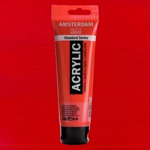 396 Naphthol Red Medium, farba akrylowa Amsterdam Talens