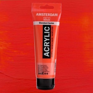 398 Naphthol Red Light, farba akrylowa Amsterdam Talens