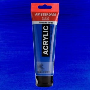 504 Ultramarine, farba akrylowa Amsterdam Talens