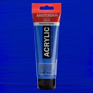Talens Amsterdam 512 Cobalt Blue (Ultramarine) farba akrylowa