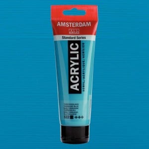 Talens Amsterdam Turquoise Blue farba akrylowa