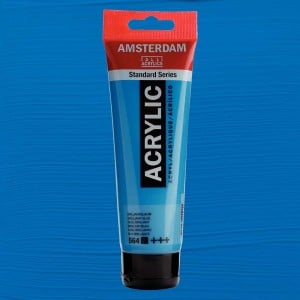 Talens Amsterdam 564 Brilliant Blue farba akrylowa