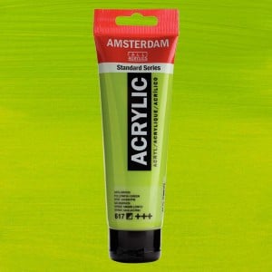 Talens Amsterdam 617 Yellowish Green farba akrylowa