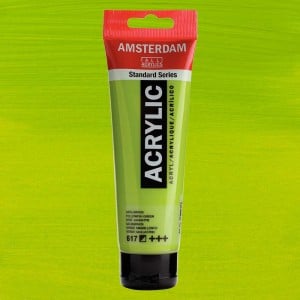 617 Yellowish Green, farba akrylowa Amsterdam Talens