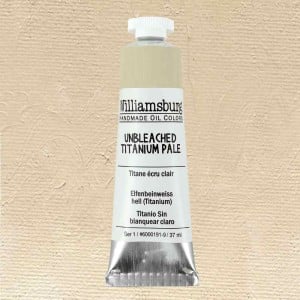 0191 Unbleached Titanium Pale, farba olejna Williamsburg