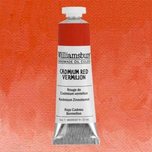 0597 Cadmium Red Vermilion, farba olejna Williamsburg