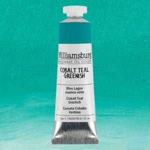 0786 Cobalt Teal Greenish, farba olejna Williamsburg