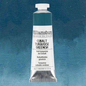 0887 Cobalt Turquoise Greenish, farba olejna Williamsburg