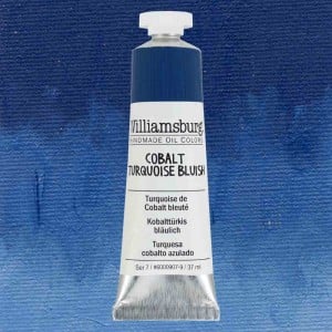 0907 Cobalt Turquoise Bluish, farba olejna Williamsburg