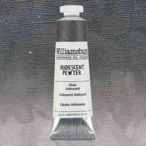 1843 Iridescent Pewter, farba olejna Williamsburg