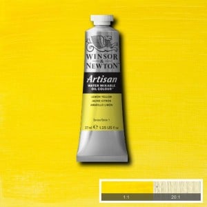 346 Lemon Yellow, farba olejna wodna Artisan W&N