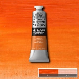 090 Cadmium Orange Hue, farba olejna wodna Artisan W&N