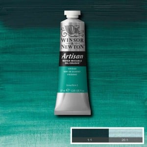 692 Viridian, farba olejna wodna Artisan W&N