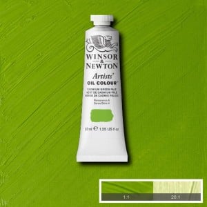 W&N artystyczna farba olejna Cadmium Green Pale