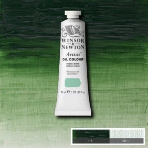 637 Terre Verte, farba olejna Artists' Oil Colours W&N