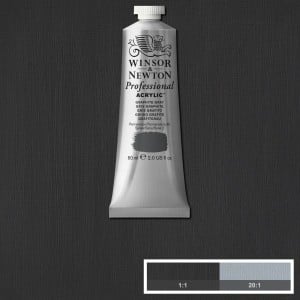 W&N farba akrylowa Professional Graphite Grey