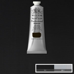 W&N farba akrylowa Professional Ivory Black