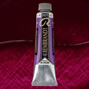 537 PERMANENT VIOLET MEDIUM, farba olejna Rembrandt Talens