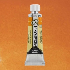 211 Cadmium Orange, akwarela Rembrandt