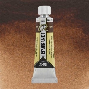 409 Burnt Umber, akwarela Rembrandt