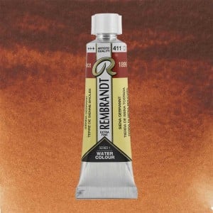 411 Burnt Sienna, akwarela Rembrandt