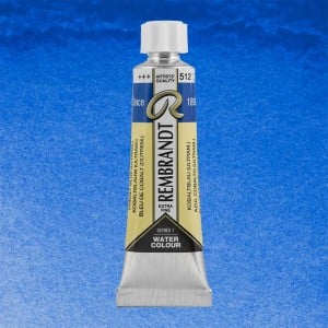 512 Cobalt Blue Ultramarine, akwarela Rembrandt