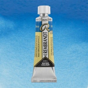 535 Cerulean Blue Phthalo, akwarela Rembrandt
