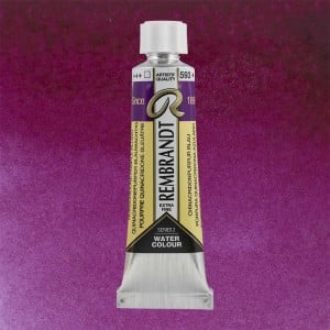 Rembrandt akwarela 593 QUINACRIDONE PURPLE BLUE